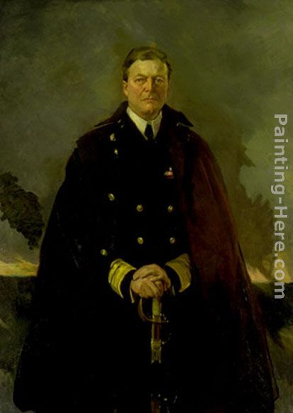Admiral Sir David Beatty, Lord Beatty painting - Cecilia Beaux Admiral Sir David Beatty, Lord Beatty art painting